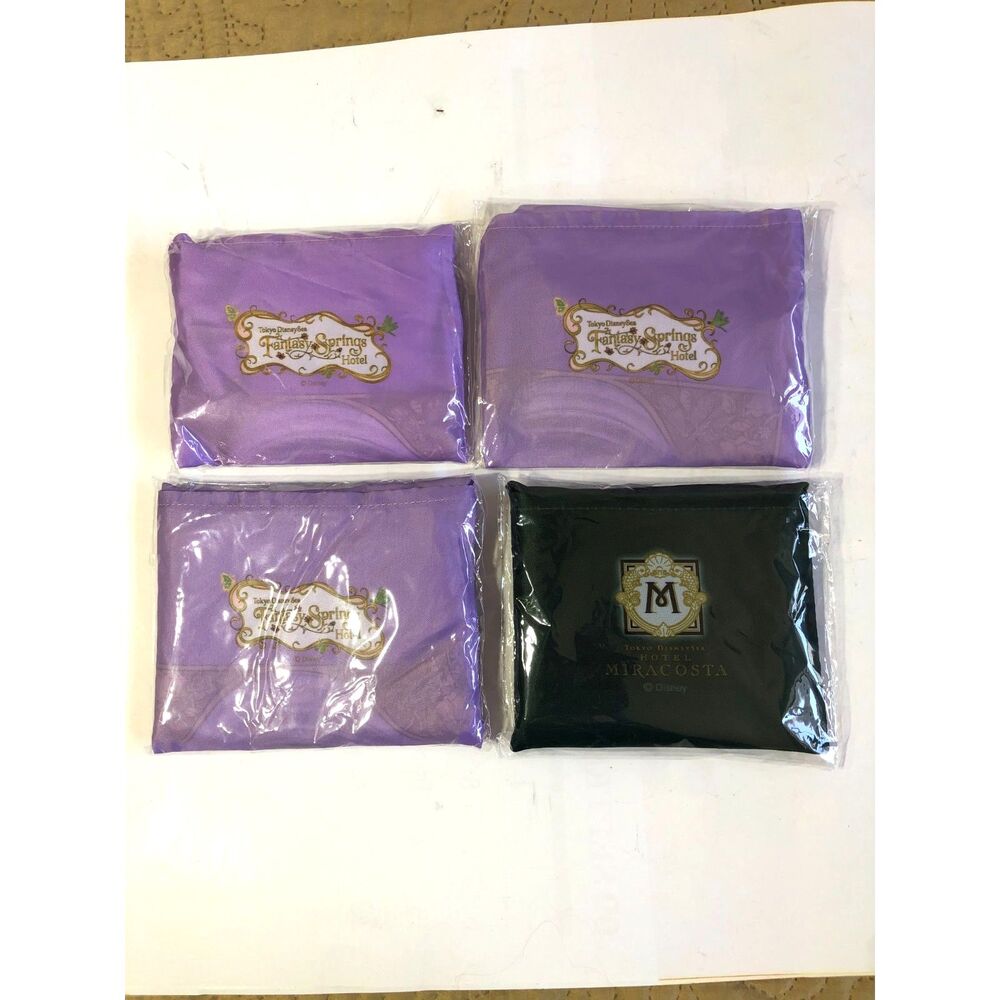 Tokyo Disney Resort Hotel Reusable Eco Bag Fantasy Spring MiraCosta Casual Lot 4